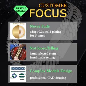 Cadena de Tenis Grande Yu Ying de 8 mm de Ancho, Plata S925 con Incrustaciones de Diamantes Moissanite VVS, Eslabones de Cadena para Hombres Estilo Hip Hop - Product Image 6