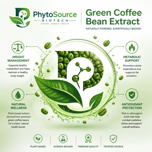 Extracto de Grano de Café Verde en Polvo, Extracto Herbal con Ácido Clorogénico al 50%, Grado Alimenticio, en Botella - Product Image 4
