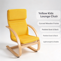 Chaise Enfant en Bois Haute Performance pour Vente en Gros, Chaise Simple Moderne avec Accoudoirs, Fauteuil Personnalisé pour Maternelle et École Maternelle