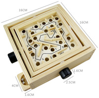 Équilibreur multifonction en bois pour jeux de bureau – Cadeau d'affaires personnalisable (couleur et logo)