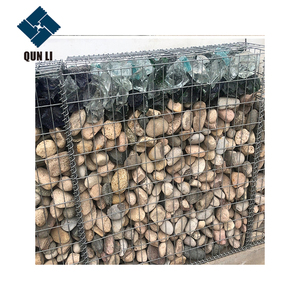 Yüksek kaliteli altıgen Gabion çelik tel kafes kutu çit kaynaklı tasarım taş dolgulu istinat duvar kafesleri dokuma dahil - Product Image 4