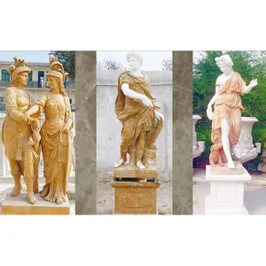 큰 옥외 주문 숫자 동상 소녀 예술 대리석 돌 새기는 조각품