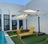 Chaise longue et transat d'extérieur modernes en osier, mobiles, pour patio, véranda, plage, piscine, bain thermale, spa et hôtels