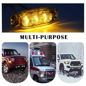 SUMBEX 9W Mini lumière stroboscopique LED barres lumineuses de travail auxiliaires DC 12-24V pour camion et tracteur accessoires d'éclairage de voiture - Product Image 3