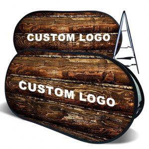 High Quality Double Sided Printed <b>Frame</b> Display Outdoor Foldable Popup Banner Automotive Custom Horizontal Pop Digital Portable - Product Image 3