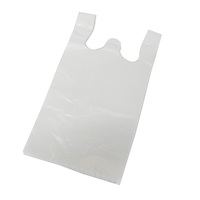 Vente en gros PEHD personnalisé PE-BD PLA PBAT compostable extensible dur centre commercial ménage t-shirt Bolsas gilet en plastique imprimé t-shirt sac