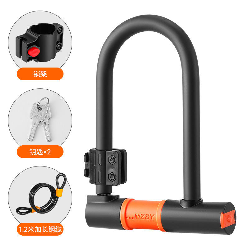 CB-11019 U-type lock, locking ring, locking frame, steel cable
