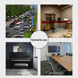 Panneaux acoustiques auto-adhésifs en polyester insonorisés pour enregistrement de studio Panneaux d'absorption et de preuve du son - Product Image 5