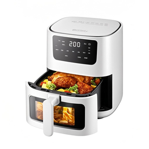 Four à friteuse numérique intelligent à usage commercial moderne pour la maison Langue de fonctionnement allemande Grill d'appareil de cuisine sain sans huile pour - Product Image 1