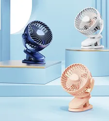 Auto <span class=keywords><strong>Clip</strong></span> Ventilator Oplaadbare 3 Windsnelheid Koelventilator Kleine <span class=keywords><strong>Clip</strong></span> Ventilator - Product Image 4