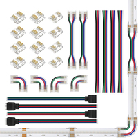 FCOB FOB 2Pin 3Pin 4Pin 5Pin 6Pin 8Mm 10Mm 12Mm Sin soldadura Cob Led Strip Connector