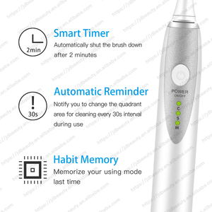 Brosse à dents sonique pour adultes, rechargeable, charge sans fil, 31200 VPM, 3 modes, étanche IPX7, batterie 650 mAh, autonomie 100-200 min - Product Image 2