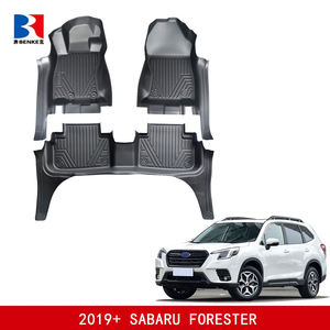 Tapis de sol de voiture 5D en caoutchouc TPE écologique, imperméable et antidérapant, sur mesure en gros, 3 pièces pour Subaru Forester 2019+ - Product Image 2