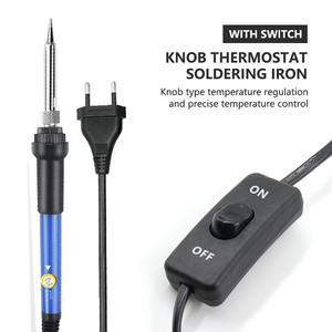 Europlug60w <span class=keywords><strong>Fer</strong></span> à <span class=keywords><strong>souder</strong></span> Température réglable interrupteur marche/arrêt <span class=keywords><strong>Fer</strong></span> à <span class=keywords><strong>souder</strong></span> station de reprise Mini poignée stylo à <span class=keywords><strong>souder</strong></span> - Product Image 2