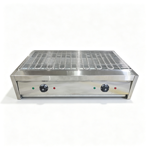 Nuevo Producto en Oferta, Parrilla Eléctrica para Barbacoa sin Humo, Material de Acero al Carbono, Diseño Portátil de Sobremesa, Temperatura Ajustable - Product Image 1