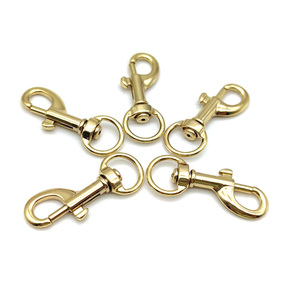 Yx थोक धातु देखभाकर कीचेन सहायक स्टेनलेस स्टील स्प्रिंग स्नैप प्रचार धातु कीचेन - Product Image 5