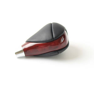 Pommeau de levier de vitesse pour Lexus ES300 GS300 IS250 LS400, ergonomique, en plastique, imitation bois de pêche avec grain de carbone - Product Image 4