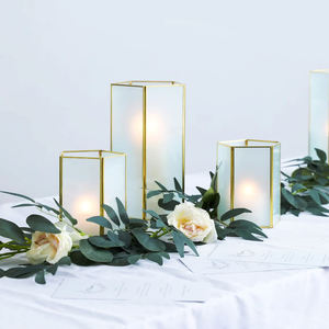 Lanterne à bougie design en fer, métal et verre Fabricant de gros Lanterne à bougie design en métal faite à la main personnalisée - Product Image 1