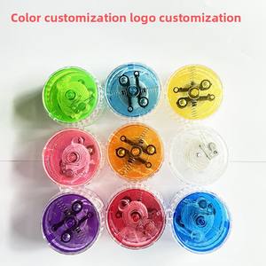 โยโย่มีสายดึงเชือกดึงแบบหนีบพลาสติกสำหรับเด็กมีไฟ LED แฟลชเรืองแสงสำหรับของเล่นส่งเสริมการขายขายส่ง - Product Image 3