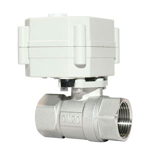 <b>Miniature</b> Electric Ball Valve DN20 304 Stainless Steel Floating Type For Water Agriculture Use - Product Image 3