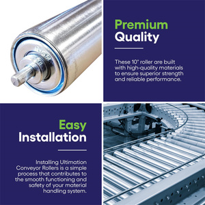 Nhiệm vụ nặng nề thép Powered trọng lực Hệ thống băng tải mang Con lăn bộ phận Nhà cung cấp - Product Image 3