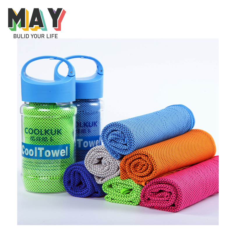 Пользовательское абсорбирующее быстросохнущее уличное быстроохлаждающее спортивное полотенце для тренажерного зала