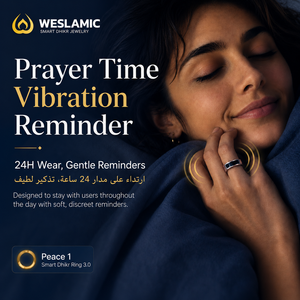 Anello Zikr WESLAMIC IP7 Impermeabile Ricaricabile, Contatore <span class=keywords><strong>Smart</strong></span> Tasbih per il Culto Quotidiano, Compagno Spirituale - Product Image 5