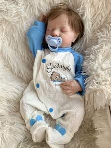 Poupée Reborn en Silicone Réaliste Miniature R&B, Aspect Humide, Corps Complet, Poupée <span class=keywords><strong>de</strong></span> Mode Nouveau-né, <span class=keywords><strong>Image</strong></span> Solide et Douce - Product Image 3