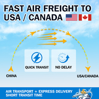 Agent d'expédition aérienne FREESEA Chine-USA-Canada, transport aérien + camion, 6-8 jours, transit stable, assurance incluse, FBA, fret urgent, Top 10 des transitaires