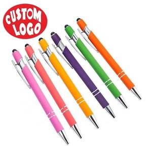 Stylo plume métallique durable rechargeable pour hôtels et entreprises, avec logo personnalisé imprimé, lumineux, promotionnel, portable - Product Image 1