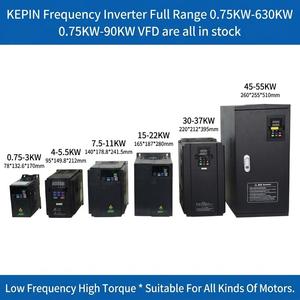 มอเตอร์ขับเคลื่อน0.75KW 630KW <span class=keywords><strong>VFD</strong></span> ตัวแปร380V 3เฟส AC ตัวควบคุมความเร็วสำหรับอุตสาหกรรมปั๊มน้ำ - Product Image 3