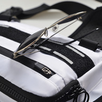 Sac de poitrine ajustable et imperméable en polyester pour téléphone, idéal pour la course à pied, les sports de plein air, respirant, réfléchissant, sac gilet de rangement unisexe pour la randonnée
