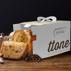 Cajas para Llevar Pasteles y Postres, Caja Redonda Clásica Italiana para <span class=keywords><strong>Panettone</strong></span>, Empaque de Papel para Cupcakes, Caja Personalizada para <span class=keywords><strong>Panettone</strong></span> - Product Image 6