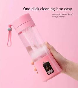 Licuadora Portátil Eléctrica Inalámbrica Recargable por USB, con Cuchilla de Acero Inoxidable, <span class=keywords><strong>Mini</strong></span> Licuadora de Alimentos de 380 ml para Exteriores, Gran Venta 2025 - Product Image 6