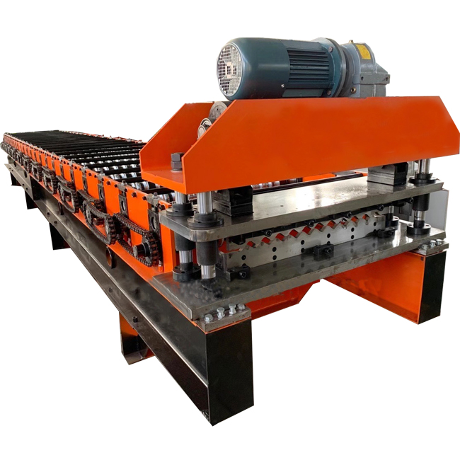 Индивидуальный алюминиевый Многофункциональный интеллектуальный дизайн Гальванизированный гофрированный кровельный профильный станок