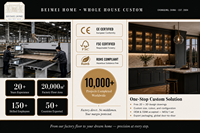 Armoires de cuisine sur mesure, gris foncé charbon, quincaillerie en laiton, marbre Calacatta, OEM, conception 3D gratuite pour toute la maison