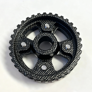 Service d'usinage CNC sur mesure en aluminium 7075 de haute précision avec revêtement TiAlN, engrenage de came réglable pour course automobile, 90-95 HRC - Product Image 3