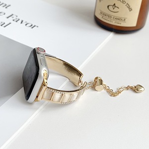 Elegante Correa de Metal para Reloj Apple Watch Ultra 49mm Serie 11 46mm con Piedra Ojo de Gato, Brazalete para Mujer, Correa para Reloj de 38mm 40mm 41mm - Product Image 2