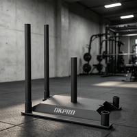 OKPRO Factory Wholesale Heavy Duty Weighted Power Sled Fitness Speed Training Pull Push Sled