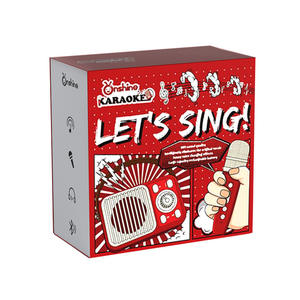 Micrófono de Karaoke Onshine, máquina de canto portátil con Bluetooth para niños, entretenimiento familiar en el hogar con sonido de alta fidelidad - Product Image 1