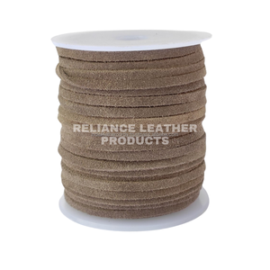 Cordón de Cuero Genuino de Gamuza Plana de Primera Calidad al por Mayor de Reliance Leather, Directo de Fábrica en Uttar Pradesh, Componentes de Joyería Suaves y Duraderos - Product Image 3