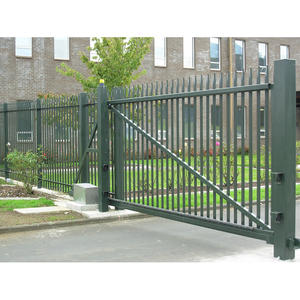 محيط سياج الأمن سور من الأوتاد الخشبية الجملة الثقيلة معدن قوي <span class=keywords><strong>Pvc</strong></span> المغلفة المبارزة ، تعريشة و بوابات الصلب اليومي - Product Image 5