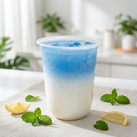 Nouvelle Offre 2026 : Gobelets à Boba en Plastique Jetables en Forme de U, Transparents, 16oz et 22oz, pour Bubble Tea, avec Logo Personnalisé, Idéaux pour la Vente à Emporter