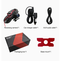 10 pouces 4K 2160P Dash Cam enregistreur vidéo Carplay Android Auto Stream rétroviseur GPS WIFI FM Radio AUX pour l'enregistrement de lecteur