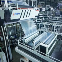 Dernière machine de production de film soufflé en plastique ABC biodégradable à trois couches Chengheng pour films LDPE, LLDPE, HDPE dans l'industrie