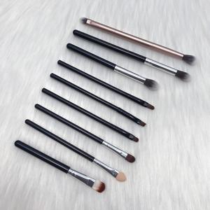 Juego de brochas de maquillaje, brochas de maquillaje facial, mango con forma redonda y cerdas para colorete, iluminador, sombra de ojos y corrector - Product Image 3