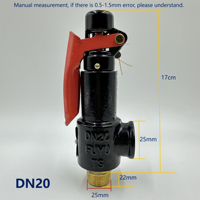 Soupape de sécurité pour compresseurs d'air sous pression industriels Ressort avec clé Raccords de sécurité
