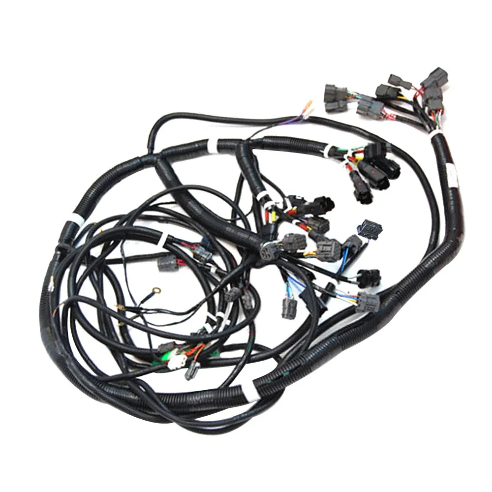 Free Sample OEM Customized Auto Vehicles Electrical Cable Wires Car Engine Wiring Harness Assembly Manufacturer