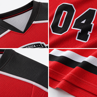 Maillot d'entraînement de hockey sur glace avec nom, numéro, motif et couleur personnalisés pour les équipes de clubs d'adultes et de jeunes, vente en gros et commandes d'équipes