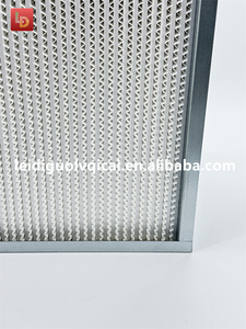 Hộp lọc H13 H14 U15 Bộ lọc <span class=keywords><strong>HEPA</strong></span> với tấm gỗ nhỏ cho hội thảo thanh lọc không bụi - Product Image 5